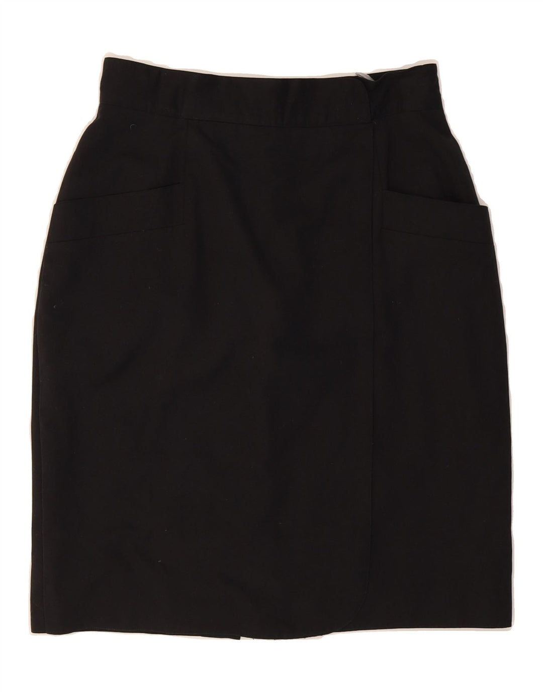 LEGEND Womens Pencil Skirt IT 42 Medium W28 Black Polyester Vintage Legend and Second-Hand Legend from Messina Hembry 