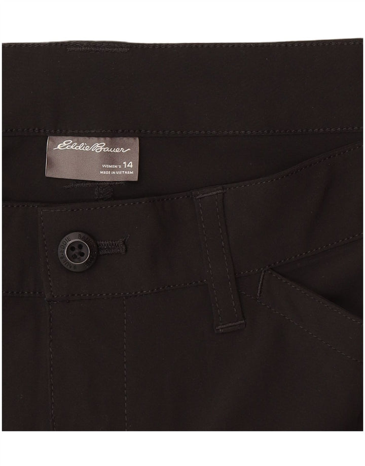 Γυναικείο Casual σορτς Eddie Bauer US 14 XL W34 μαύρο πολυεστέρα