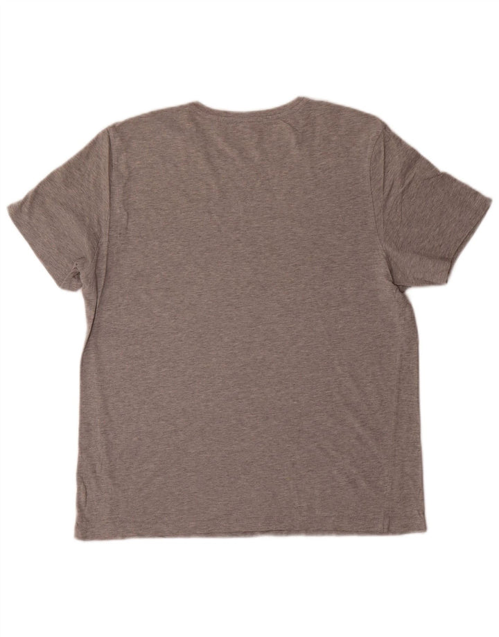 Calvin Klein Ανδρικό γραφικό T-Shirt Top Μικρό γκρι βαμβακερό