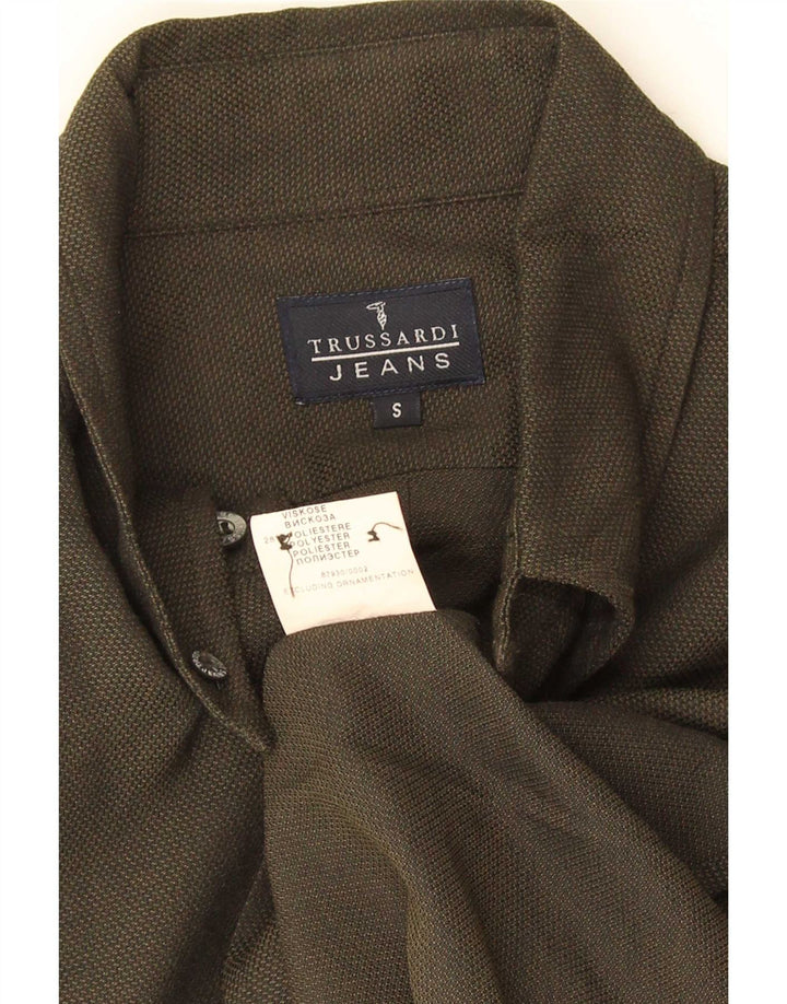 Ανδρικό πουκάμισο Trussardi Μικρό Χακί Βισκόζη