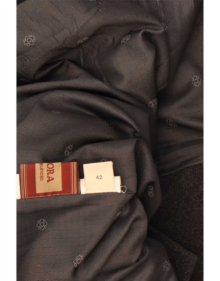 Penny Black Γυναικείο Μπουφάν 4 Κουμπιών Oversized Blazer IT 42 Medium Grey Wool