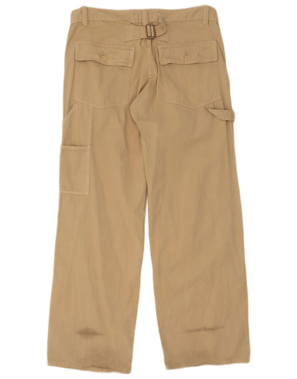 Γυναικείο ίσιο παντελόνι Cargo French Connection UK 14 Large W34 L32 Beige
