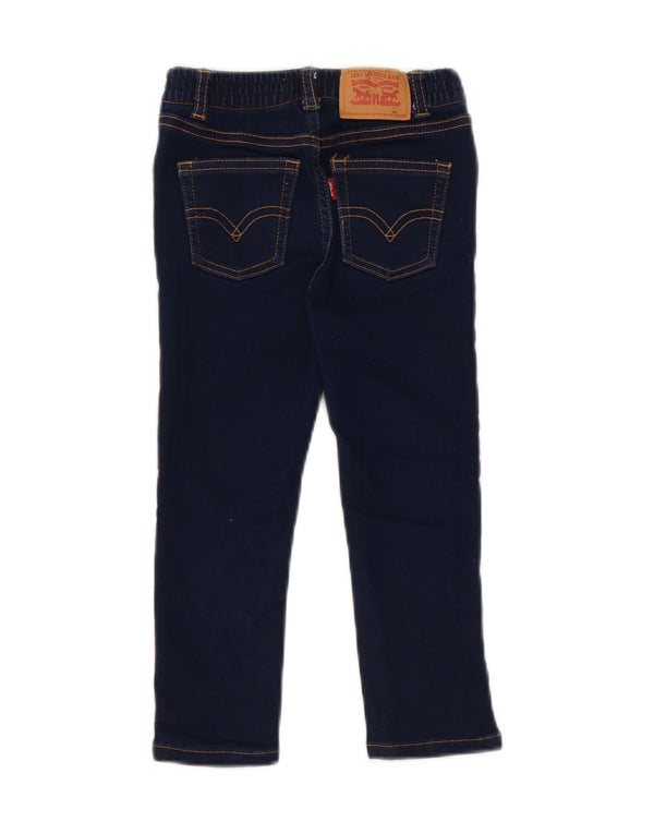 Levi's Baby Girls Skinny Jeans 18-24 μηνών W20 L14 Navy Blue Cotton
