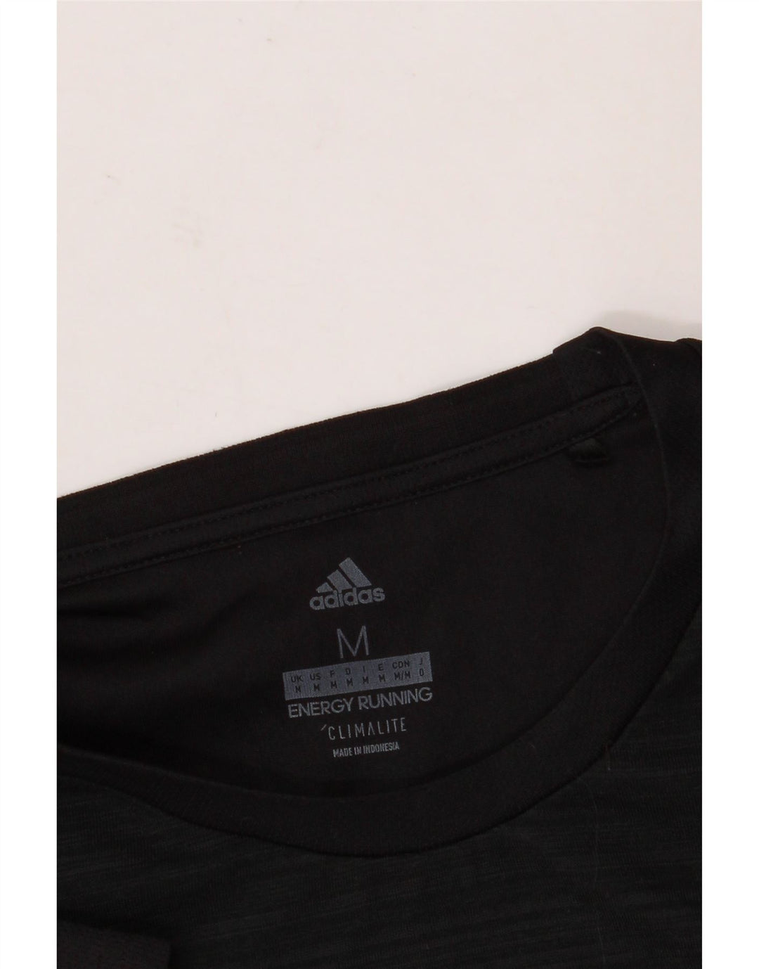 Ανδρικό T-Shirt Climalite ADIDAS Top Medium Black Pinstripe