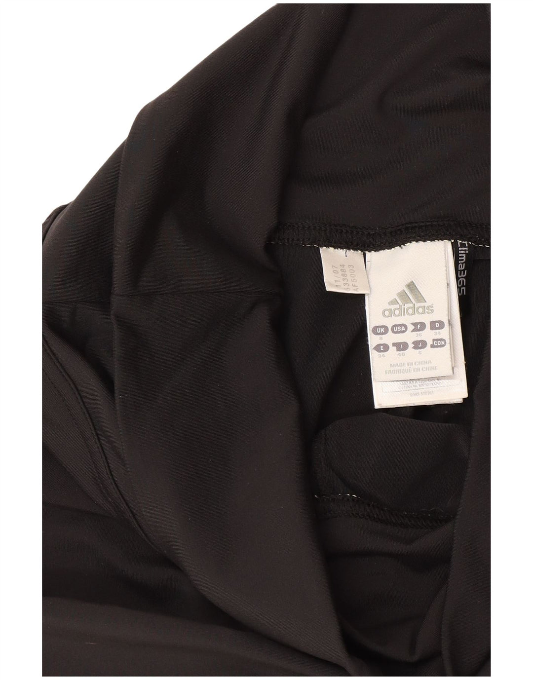 Adidas Γυναικείο Climalite Bermuda αθλητικό σορτς UK 8 Μικρό μαύρο πολυεστέρα