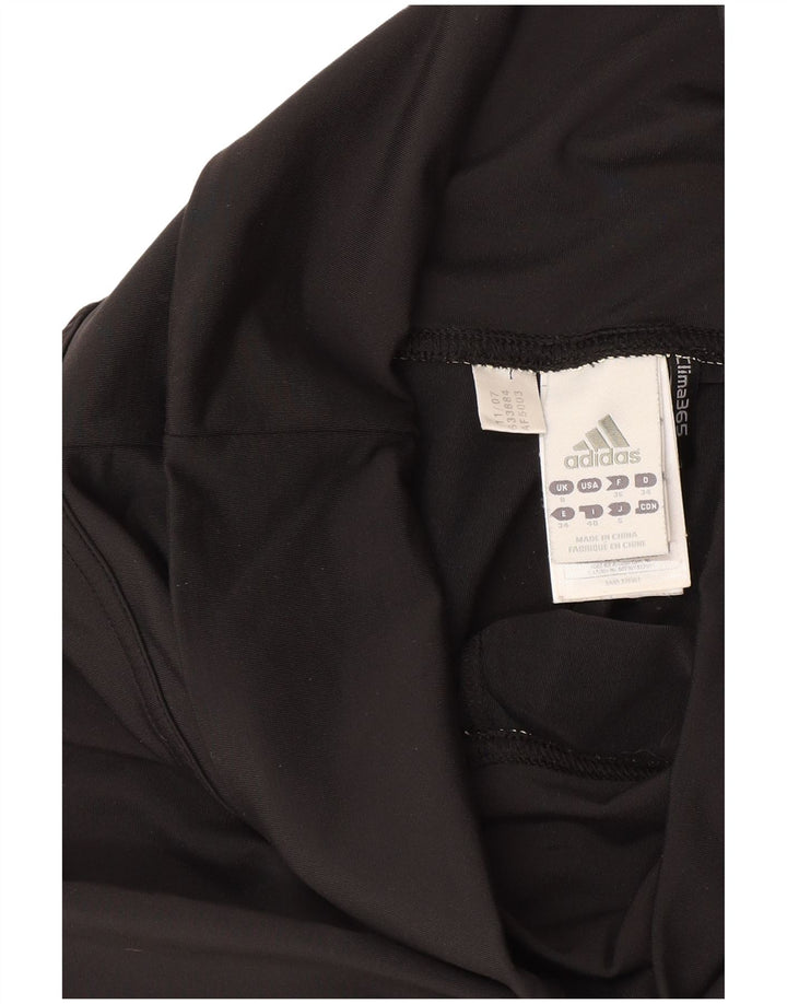 Adidas Γυναικείο Climalite Bermuda αθλητικό σορτς UK 8 Μικρό μαύρο πολυεστέρα