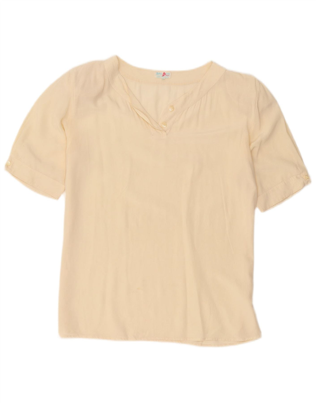 Μπαλόνι Γυναικεία Μπλούζα Top EU 38 Medium Beige Silk