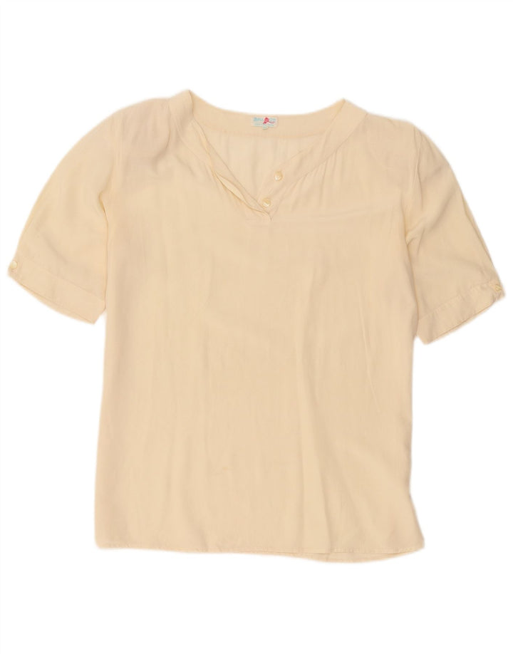 Μπαλόνι Γυναικεία Μπλούζα Top EU 38 Medium Beige Silk