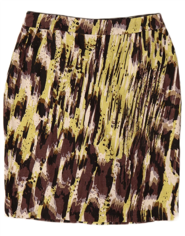 Marks & Spencer Γυναικεία Pencil Φούστα UK 8 Small W27 Πολύχρωμη