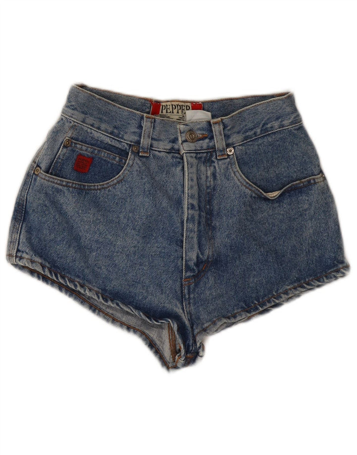 Vintage Γυναικείο Τζιν Σορτς IT 42 Medium W28 Μπλε Βαμβακερό