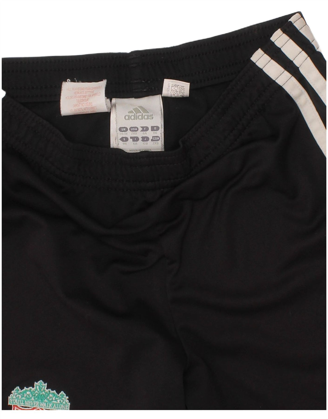Αθλητικό σορτς Adidas Boys Liverpool 5-6 ετών μαύρο πολυεστέρα