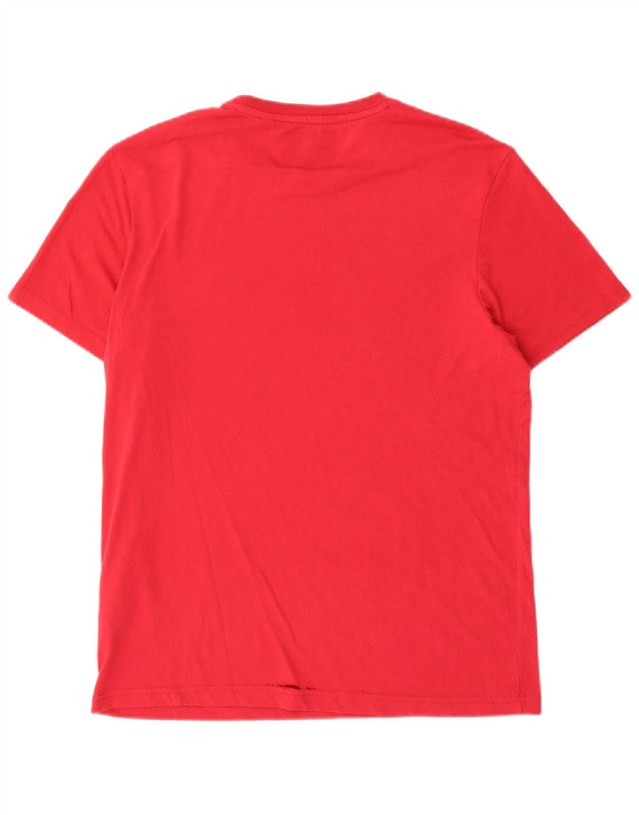Ανδρικό T-Shirt Lyle & Scott Top Medium Red Polyester