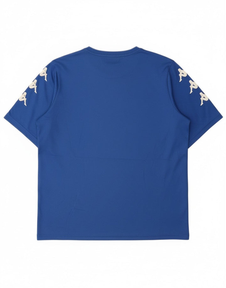 Ανδρικό γραφικό T-Shirt Kappa Top Medium Blue Polyester