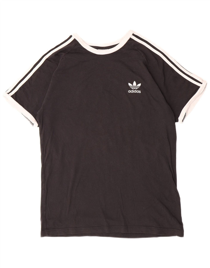 Ανδρικό T-Shirt ADIDAS Top Large Μαύρο Βαμβακερό