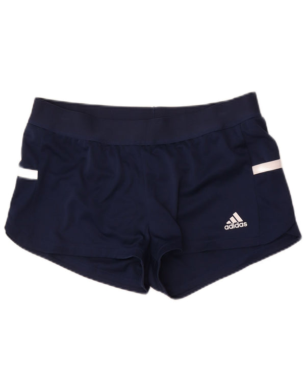 Γυναικείο αθλητικό σορτς Adidas Climacool UK 12/14 Medium Navy Blue Colourblock