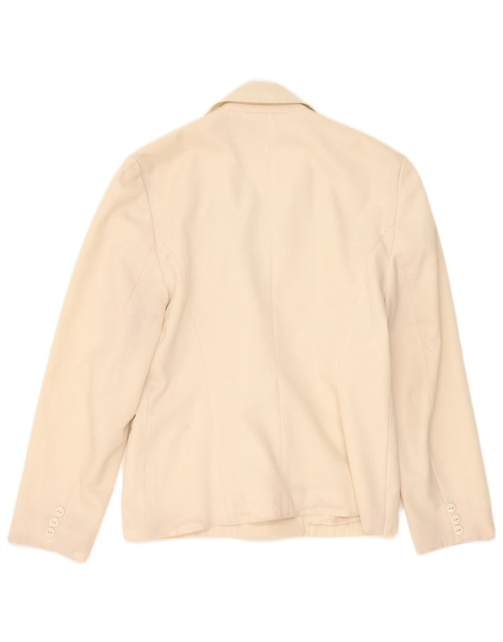 ALLUMETTE AC. Γυναικείο Μπλέιζερ με διπλό στήθος Paris UK 12 Medium Beige
