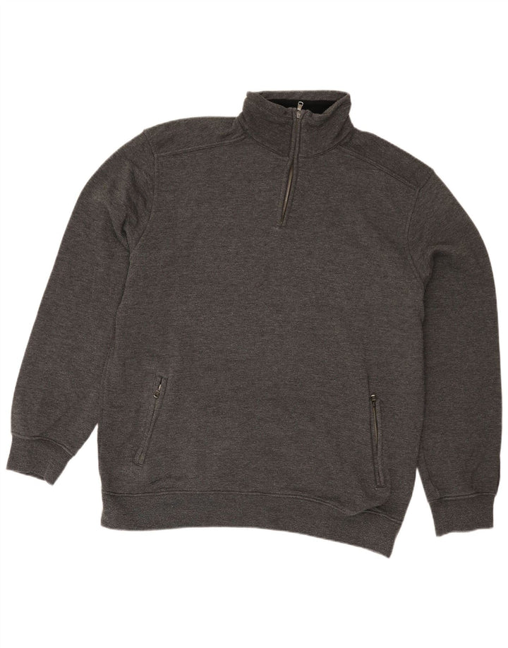 Ανδρικό φούτερ με φερμουάρ Champion Jumper 3XL Γκρι βαμβακερό