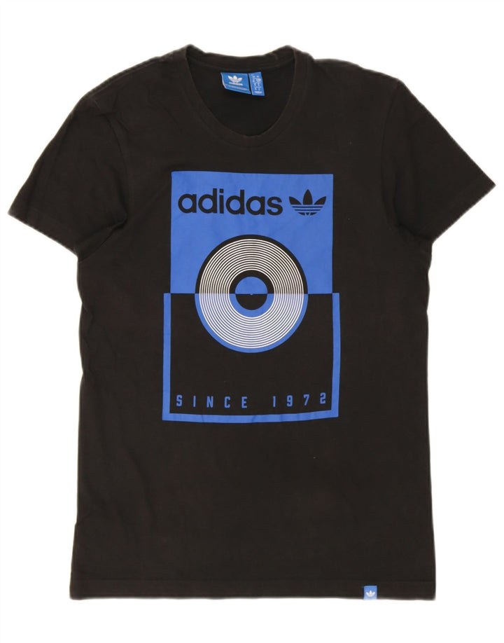 Ανδρικό γραφικό T-shirt Adidas Top Small Black