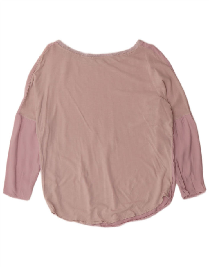 MASSIMO DUTTI Γυναικεία υπερμεγέθη μπλούζα Top 10 Small Pink Colourblock
