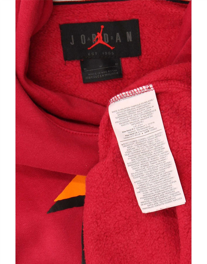 Ανδρικό γραφικό κουκούλα Jordan, μεσαίο ροζ βαμβακερό