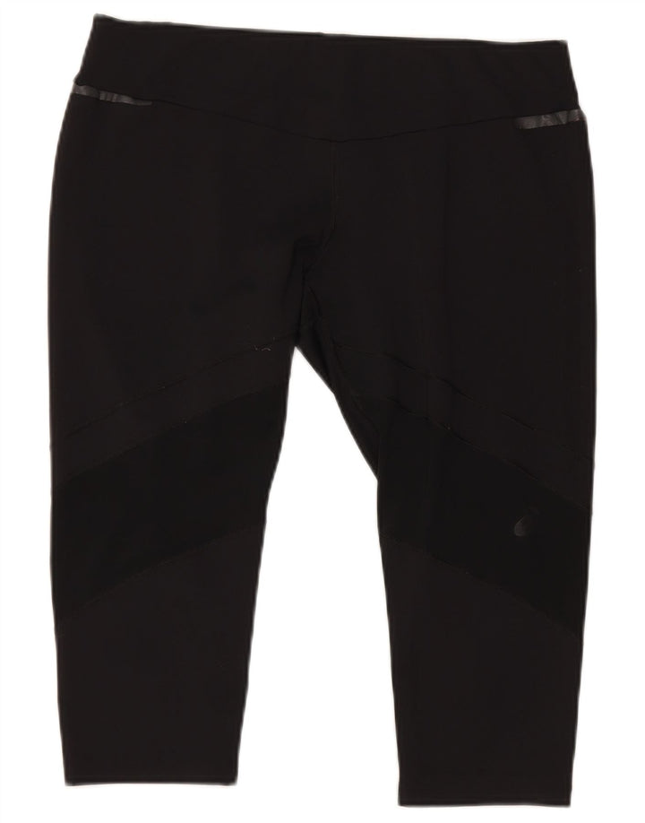 Asics Γυναικεία Κάπρι Κολάν UK 18 XL Μαύρο Πολυεστέρας
