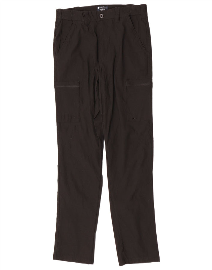 Mountain Warehouse Ανδρικό Slim Cargo Παντελόνι W30 L30 Μαύρο Nylon
