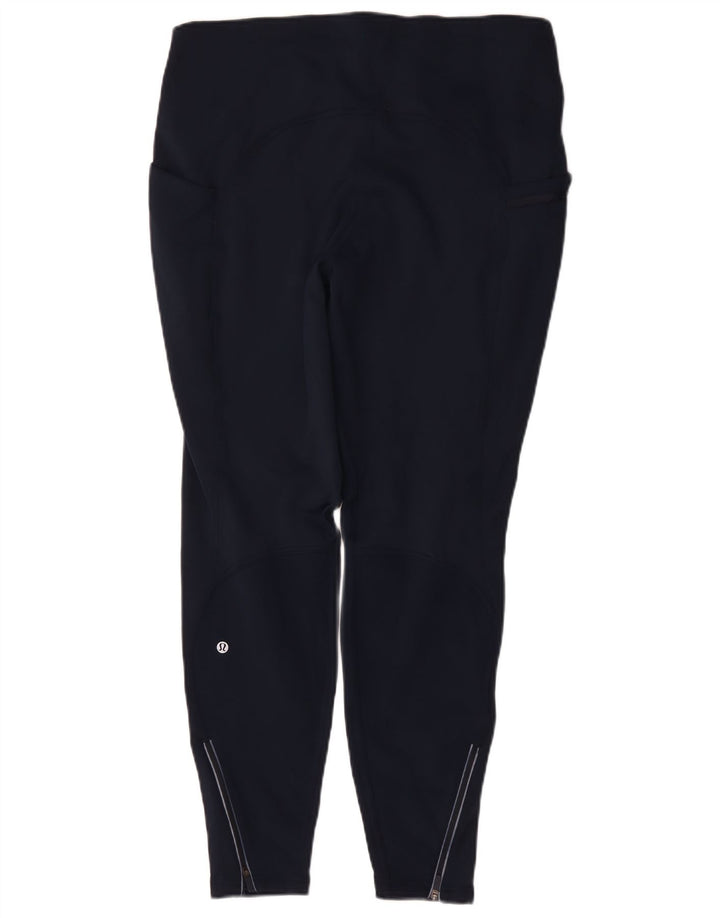 Γυναικείο κολάν Lululemon US 14 XL Navy Blue Polyester