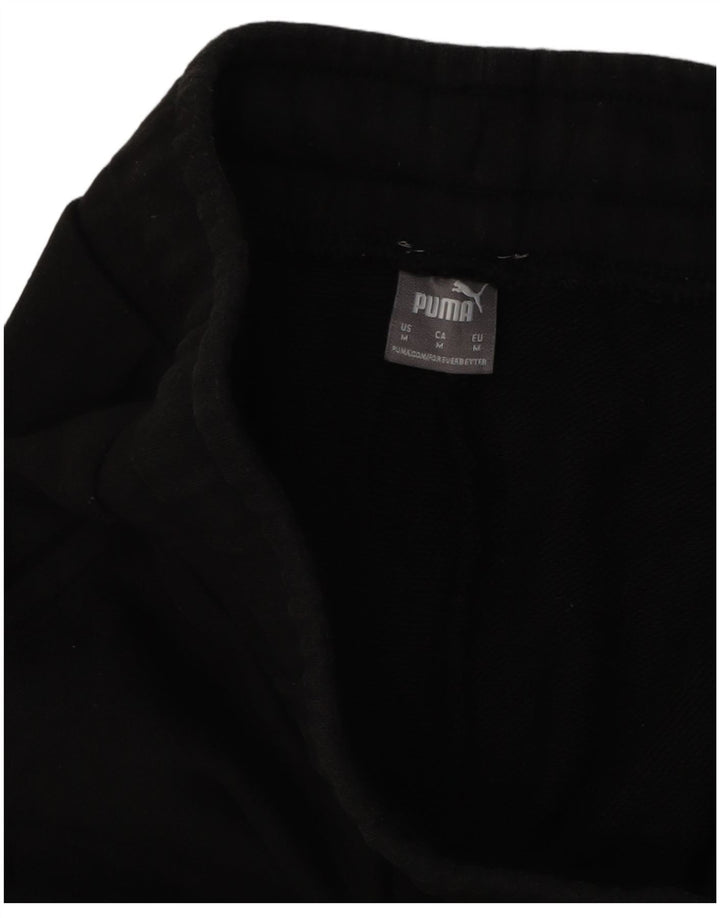 Γυναικεία φόρμα φόρμας PUMA γραφικά Joggers UK 14 Medium Black