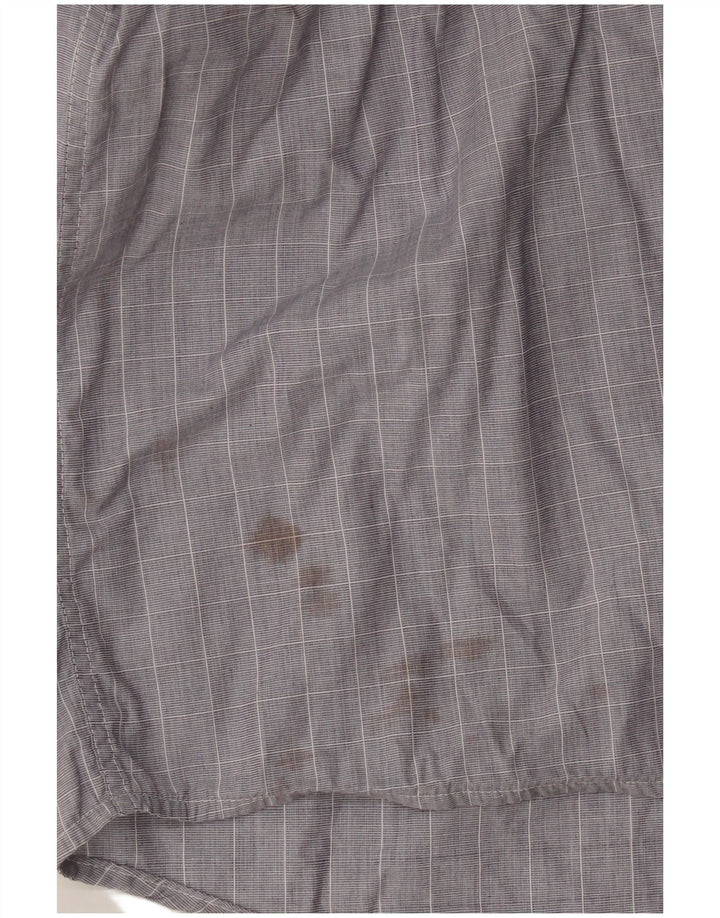 Ανδρικό πουκάμισο Lacoste 42 Large Grey Check Cotton