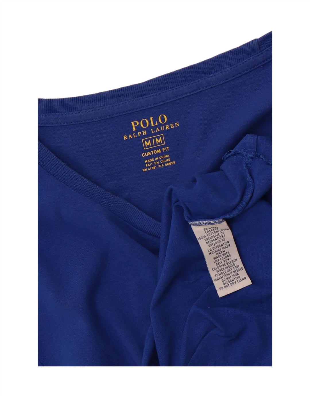 Μπλουζάκι POLO RALPH LAUREN Ανδρικό μπλουζάκι με προσαρμοσμένη εφαρμογή, μεσαίο βαμβακερό