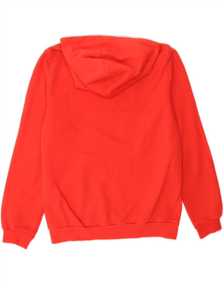 PUMA Boys Graphic Hoodie Jumper 13-14 Years  Red Polyester Vintage Puma and Second-Hand Puma from Messina Hembry 