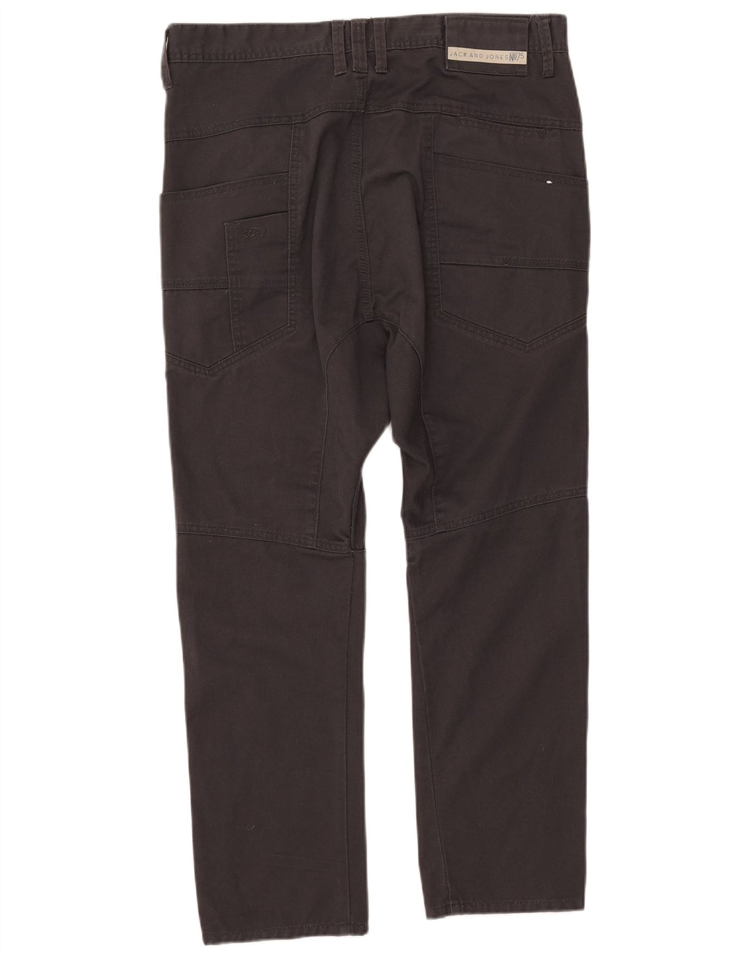 Jack & Jones Ανδρικό Slim Casual Παντελόνι W34 L25 Μαύρο πολυεστέρα