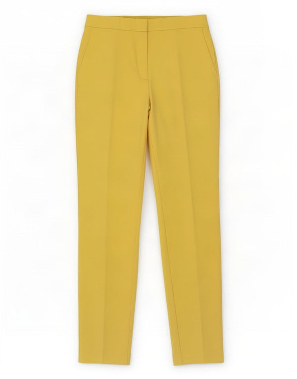 Zara Γυναικείο Slim παντελόνι Chino Medium W28 L27 Κίτρινο