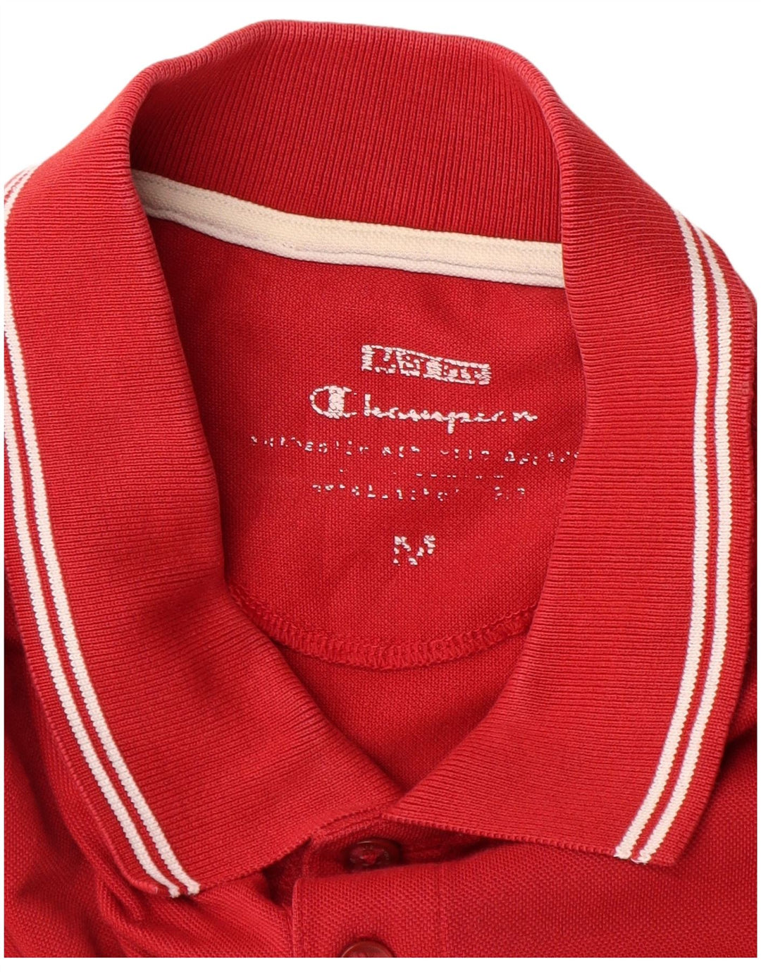 Ανδρικό μπλουζάκι πόλο Champion Easy Fit, μεσαίο κόκκινο βαμβακερό