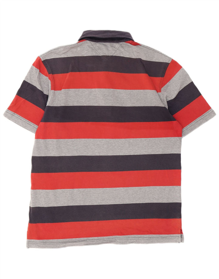 Ανδρικό πουκάμισο πόλο Tommy Hilfiger Μεγάλο πολύχρωμο βαμβακερό ριγέ