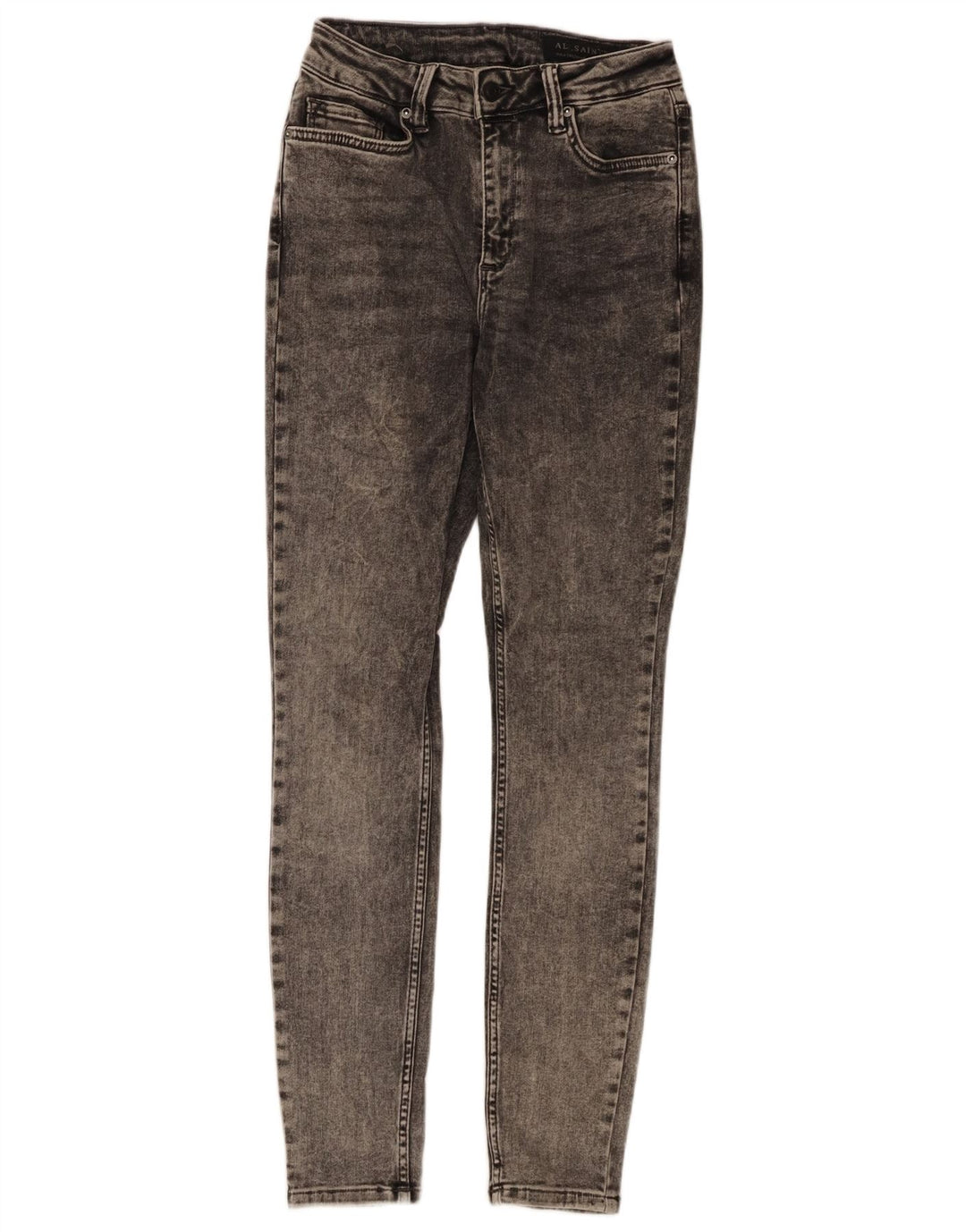 ALL SAINTS Γυναικείο Skinny Jeans Medium W28 L29 Γκρι βαμβακερό