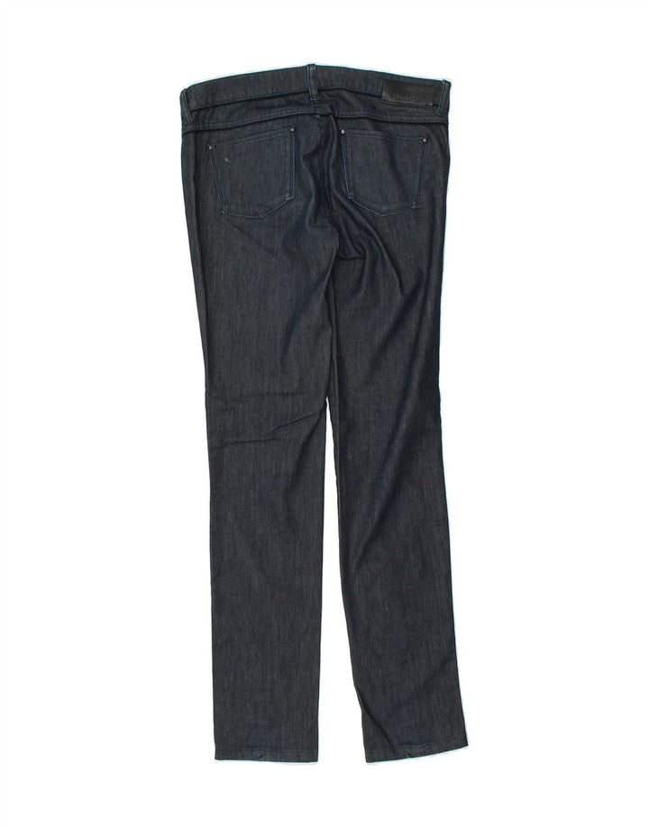 MASSIMO DUTTI Womens Slim Casual Trousers EU 38 Medium W34 L32 Blue Cotton | Vintage Massimo Dutti | Thrift | Second-Hand Massimo Dutti | Used Clothing | Messina Hembry 