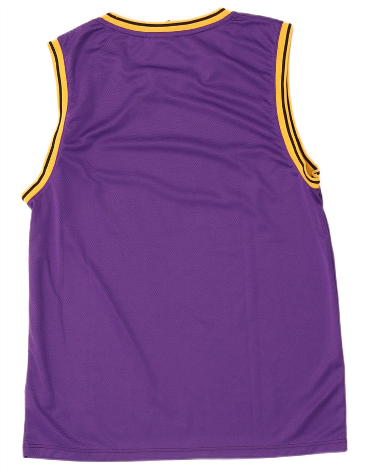 STARTER Ανδρικό γραφικό γιλέκο Top Large Purple Colourblock Πολυεστέρας