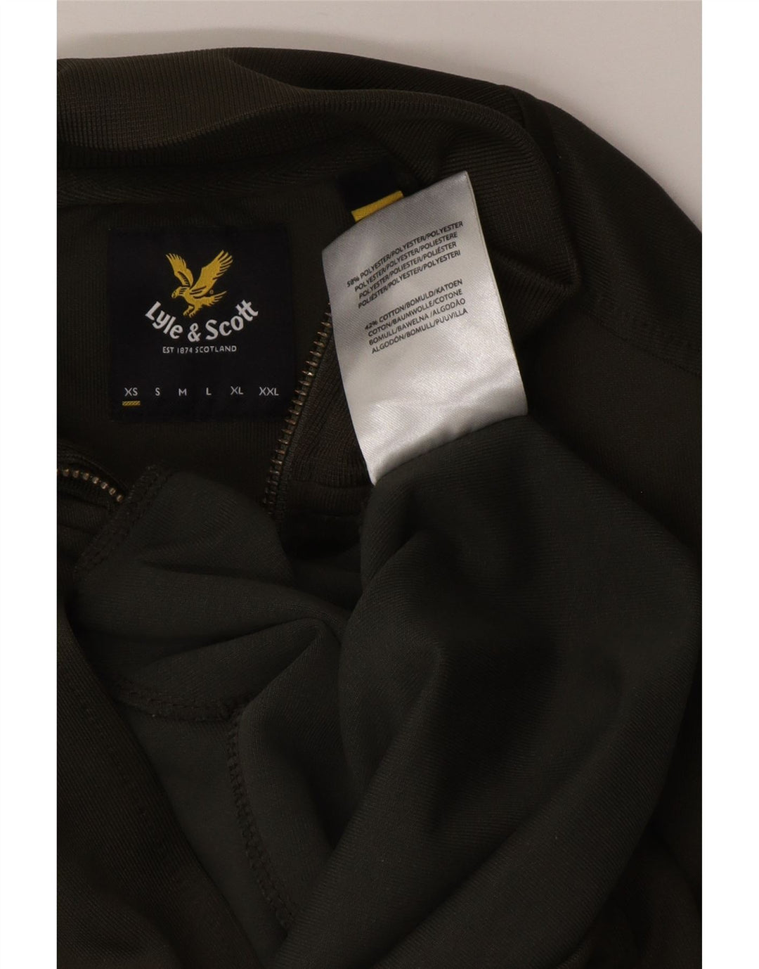 Γυναικεία αθλητική φόρμα LYLE & SCOTT Top Jacket UK 6 XS Khaki Polyester