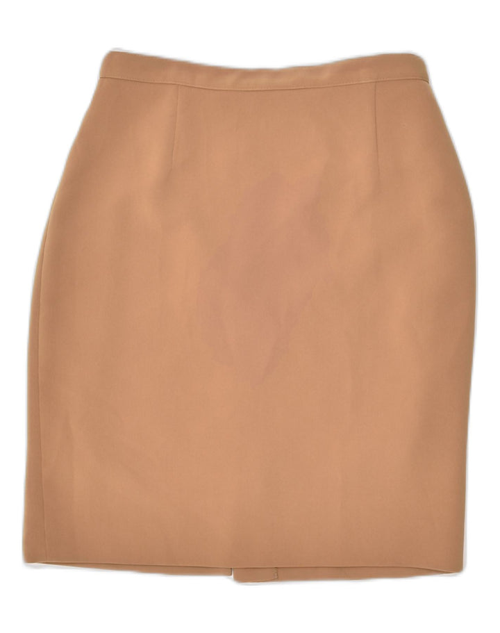 VINTAGE Womens Pencil Skirt IT 42 Medium W26 Brown | Vintage Vintage | Thrift | Second-Hand Vintage | Used Clothing | Messina Hembry 