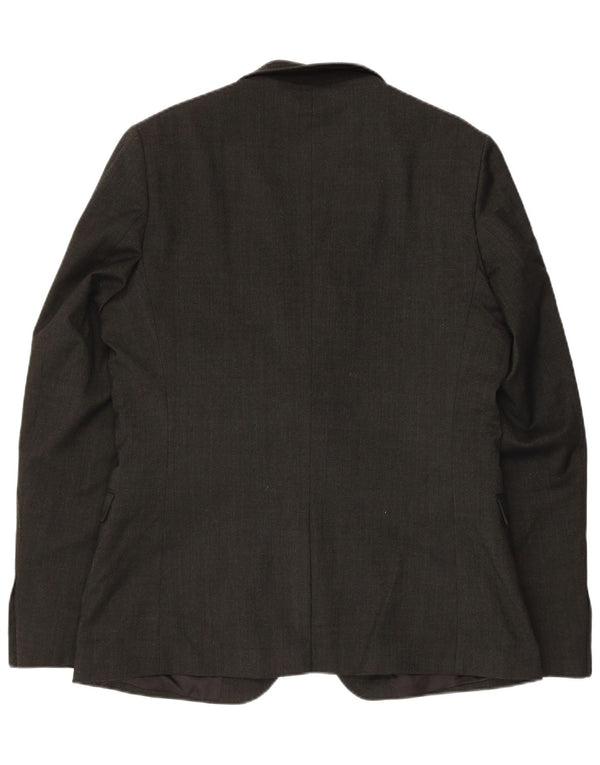 Ben Sherman Ανδρικό σακάκι 2 κουμπιών Blazer IT 42 XL Μαύρο Μαλλί