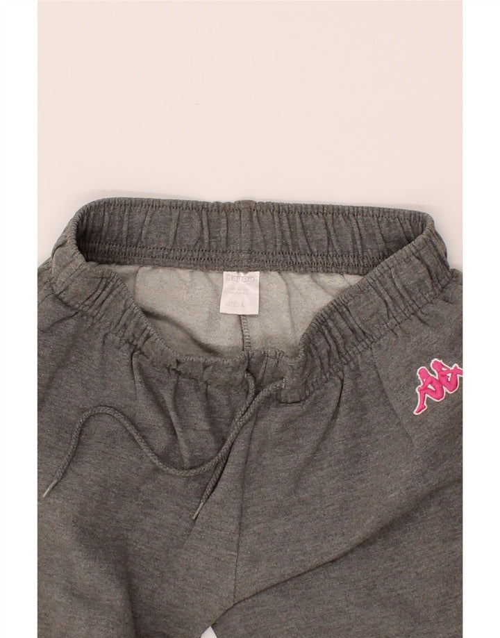 KAPPA Womens Tracksuit Trousers UK 16 Large  Grey Cotton Vintage Kappa and Second-Hand Kappa from Messina Hembry 
