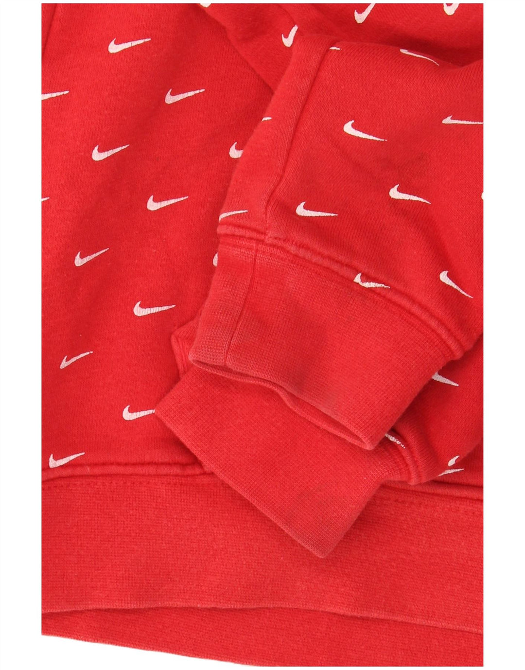 Nike Boys Hoodie Jumper 6-7 Years Red Cotton