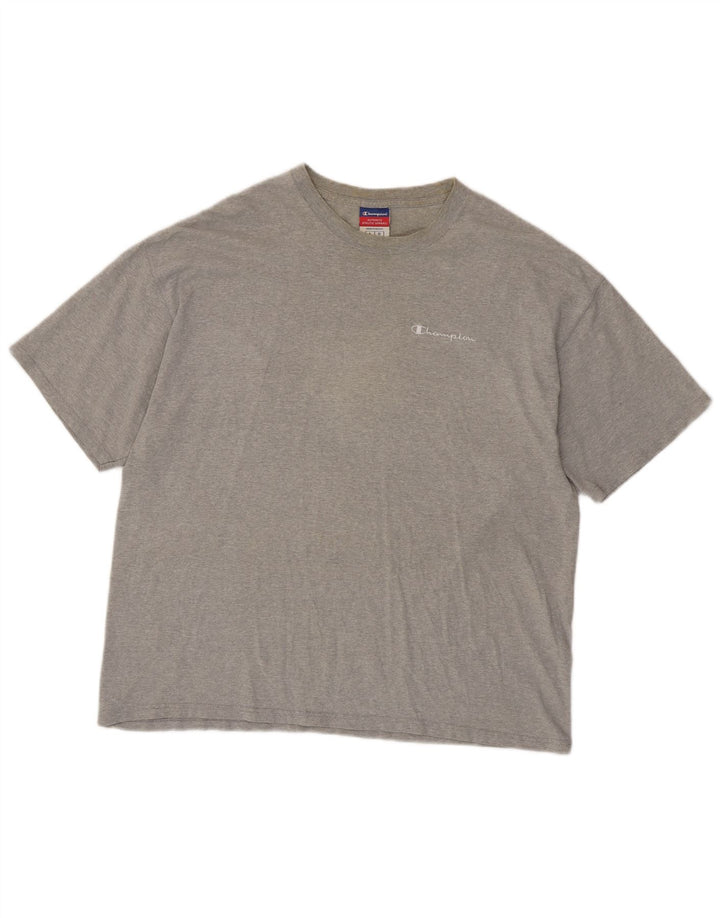 Ανδρικό T-Shirt CHAMPION Top Large Grey Flecked Cotton