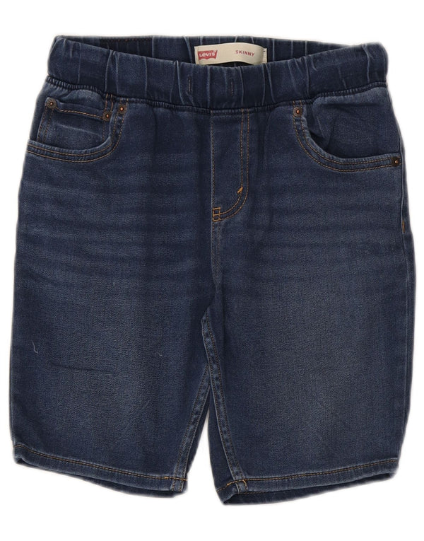 Levi's Boys Skinny τζιν σορτς 11-12 ετών W26 μπλε βαμβακερό