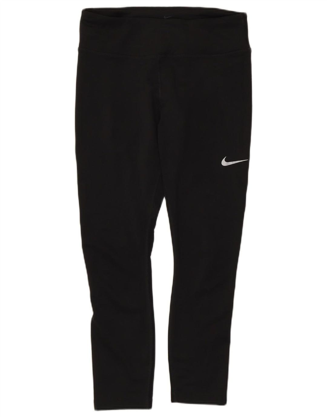 Γυναικεία κολάν Nike Dri Fit Crop UK 12 μεσαίου μαύρου πολυεστέρα