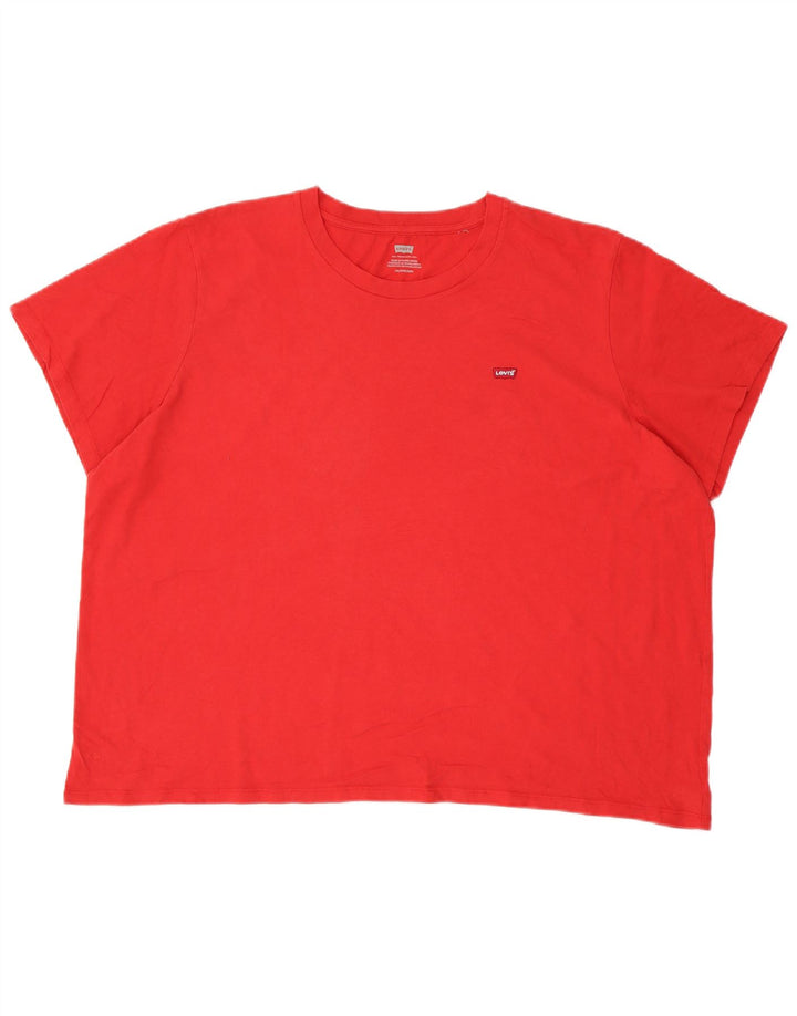 Ανδρικό T-Shirt LEVI'S Top 3XL Κόκκινο