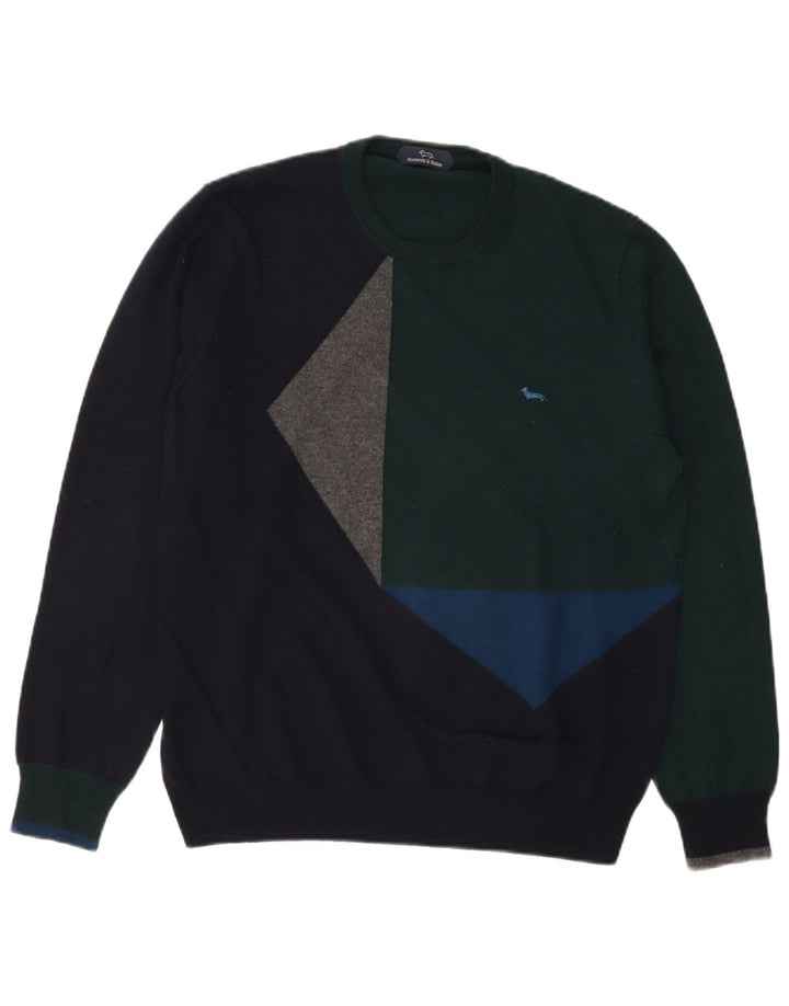 Harmont & Blaine Γυναικείο πουλόβερ με λαιμόκοψη UK 16 μεγάλο πολύχρωμο