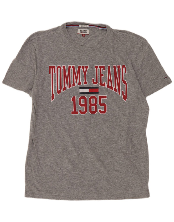 Ανδρικό γραφικό μπλουζάκι Tommy Hilfiger Regular Fit Top XL Grey Flecked