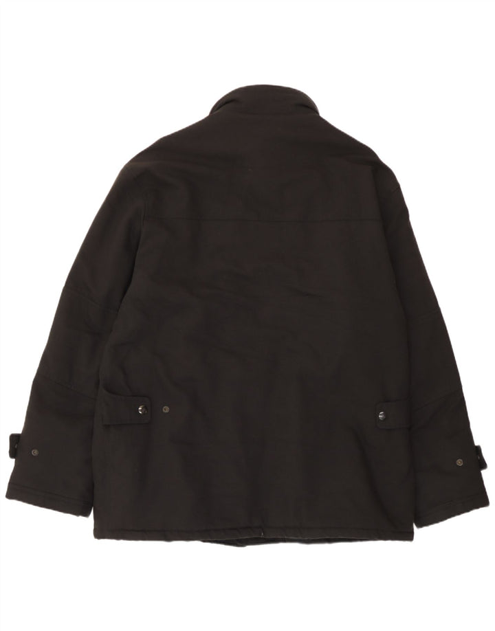 Fay Mens Utility Jacket UK 42 XL Μαύρο